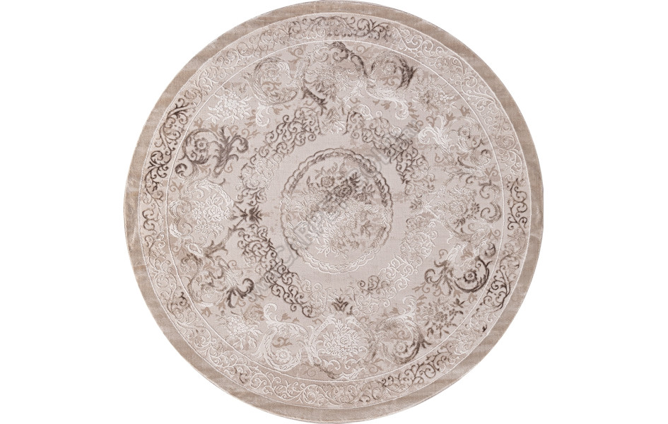 Ковер 03701A - BROWN / BROWN - Круг ARMINA