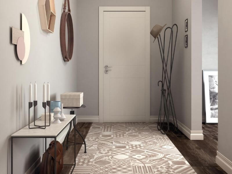 Безворсовый ковер в прихожую